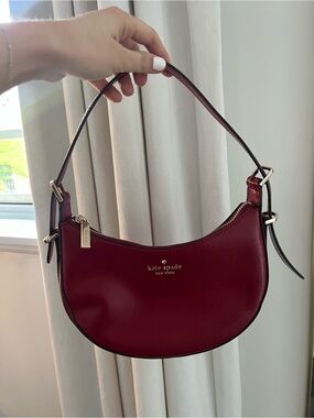kate spade New York - Red Crescent Shoulder Bag